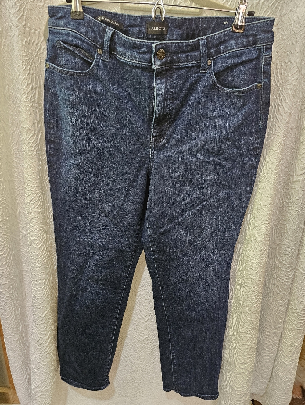 Talbots 14P Straight Leg Dark Wash